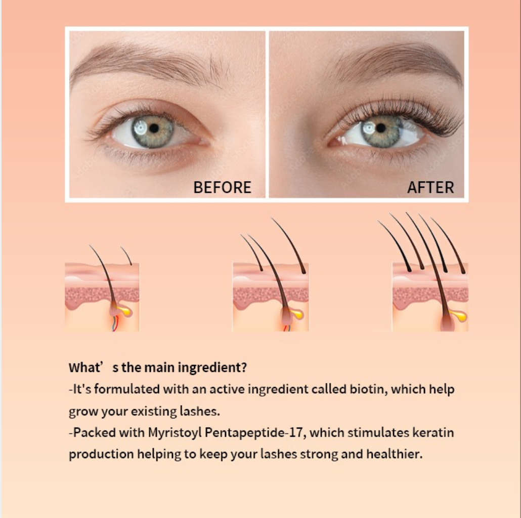 Eyelash Growth Serum.