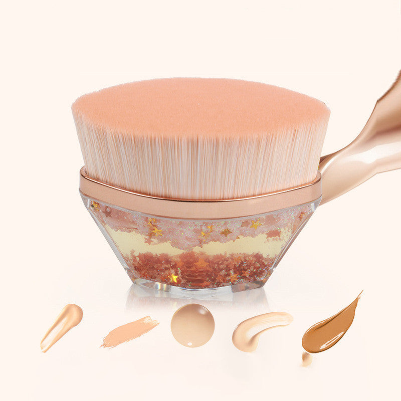 Gilding Petal Makeup Brush Do Not Eat Powder With Storage Box Seamless