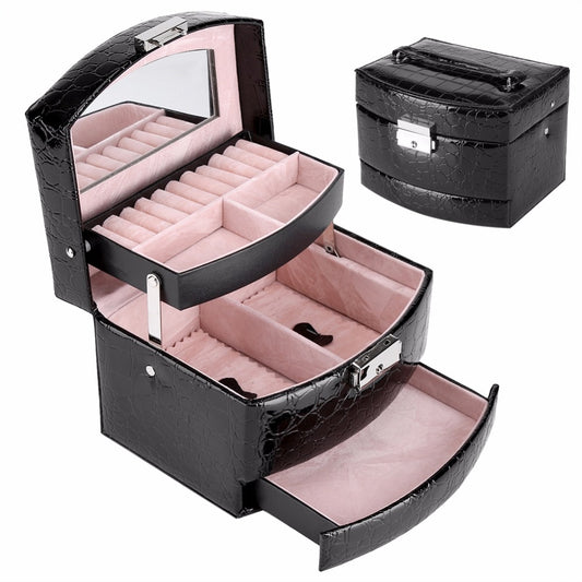 Jewelry Boxes And Packaging Leather Makeup Organizer Storage Cosmetic