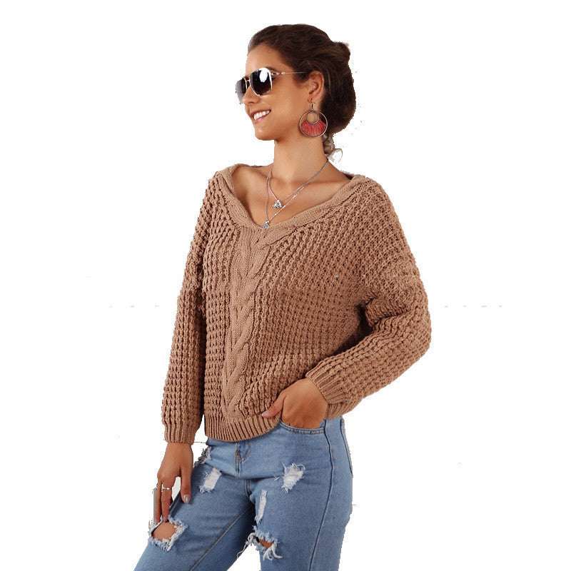 European And American Women's Sweater Autumn And Winter Sweater