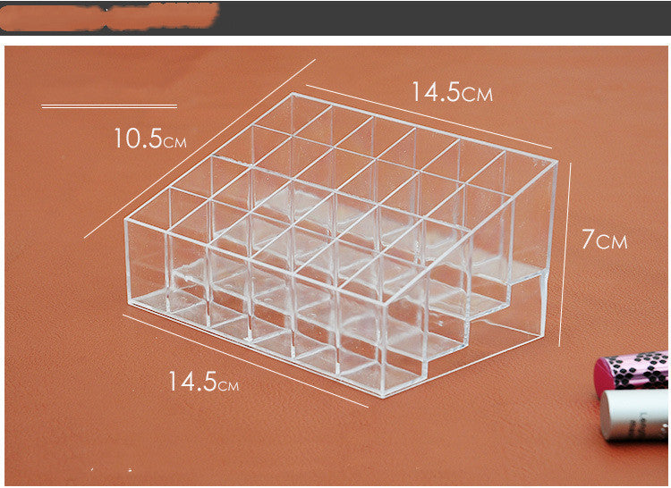 transparent Makeup Organizer Storage Box lipstick  organizer Cosmetic