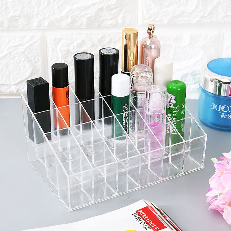 transparent Makeup Organizer Storage Box lipstick  organizer Cosmetic