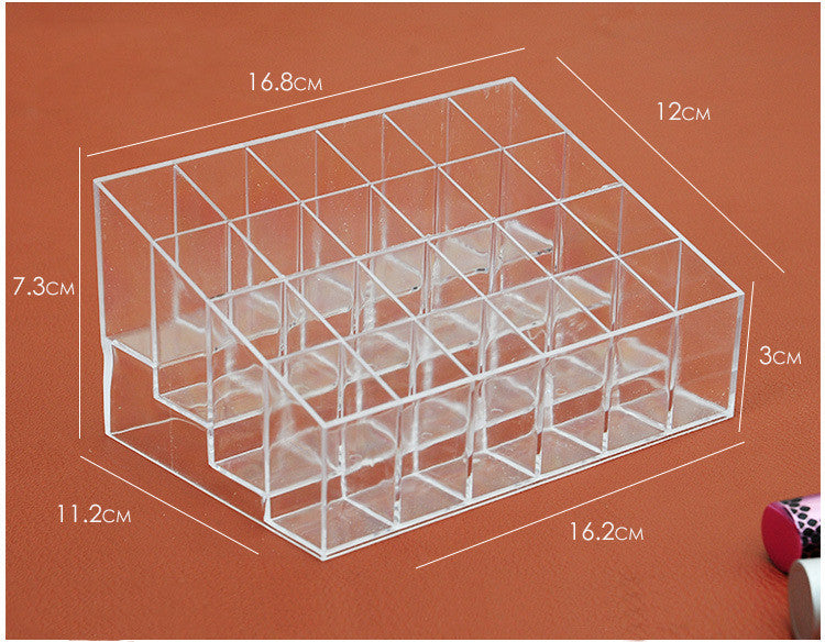 transparent Makeup Organizer Storage Box lipstick  organizer Cosmetic