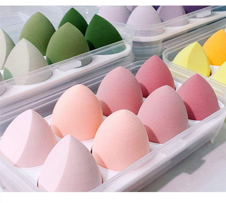 Powder Beauty Egg Wet And Dry Puff Puff Sponge Soft Giant Makeup Egg With Storage Box