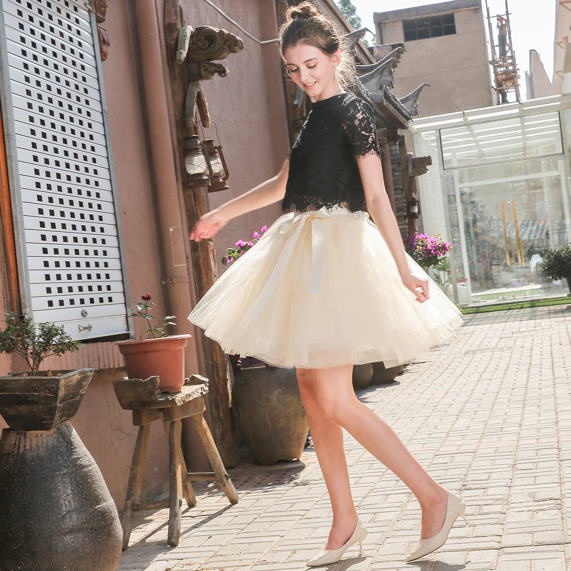 Women's Tutu Skirt Mesh Skirt Adult Mesh Skirt