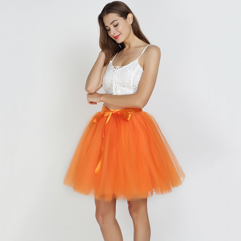 Women's Tutu Skirt Mesh Skirt Adult Mesh Skirt