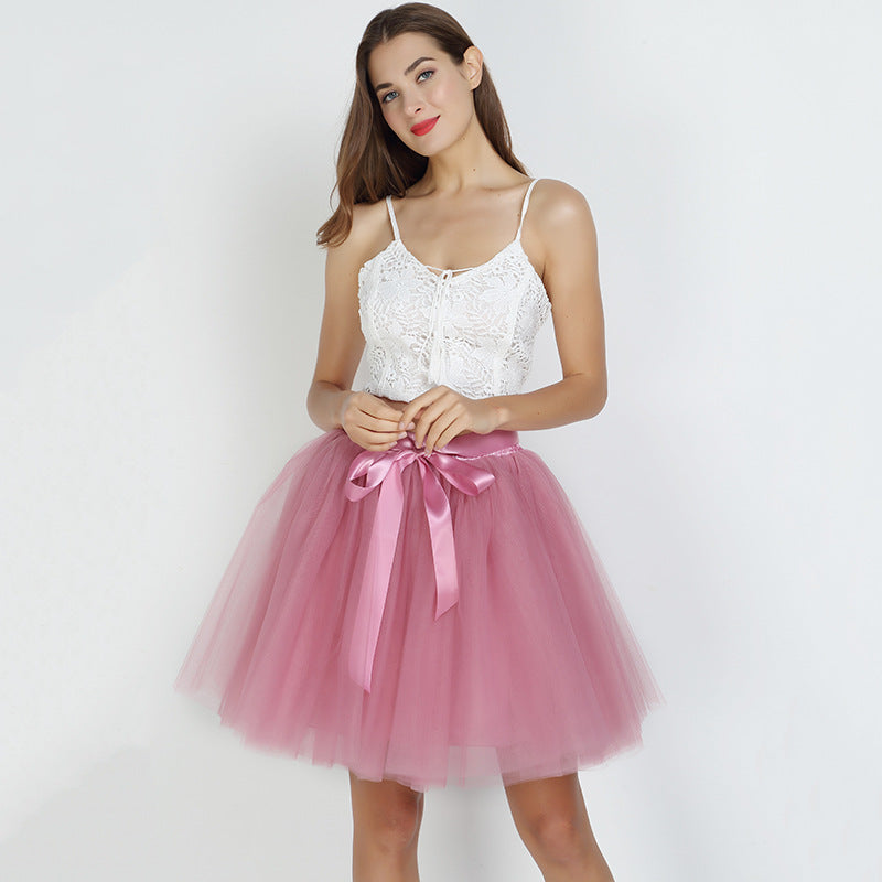 Women's Tutu Skirt Mesh Skirt Adult Mesh Skirt