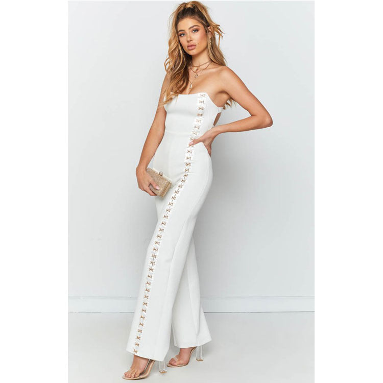 Times Square jumpsuit white ladies