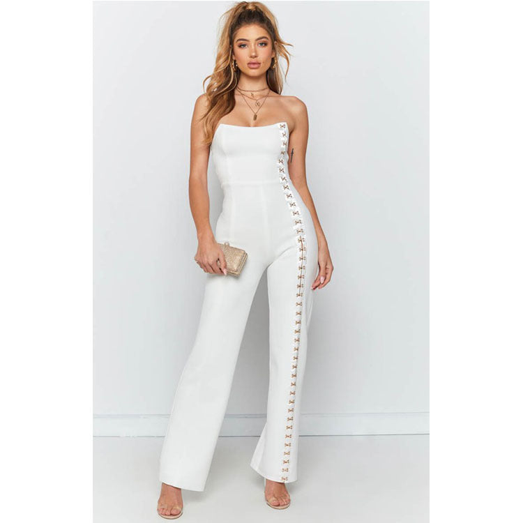 Times Square jumpsuit white ladies