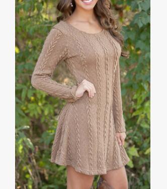 Women Causal  Short Sweaters Dresses