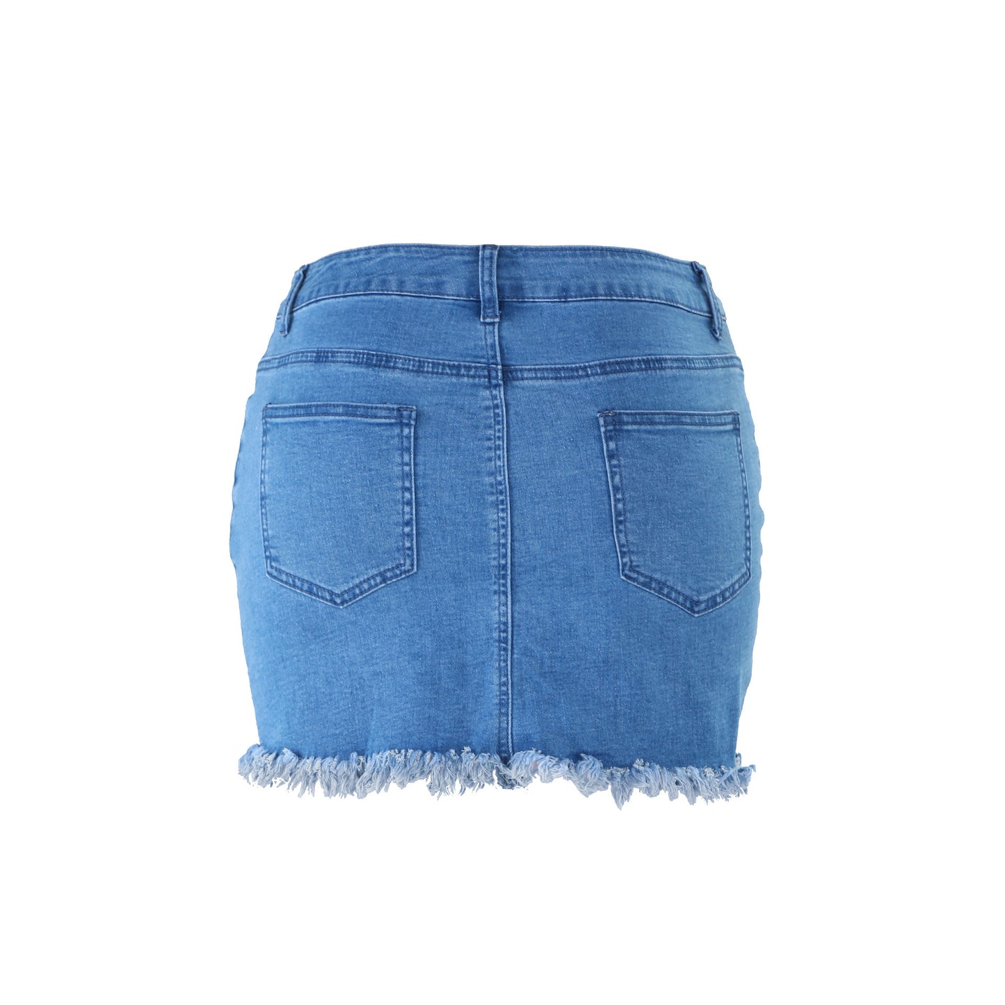 European And American Retro Tassel Denim Skirt Women