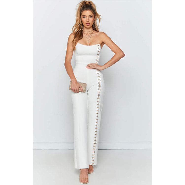 Times Square jumpsuit white ladies