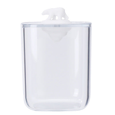 Desktop Transparent Cotton Swab Storage Box