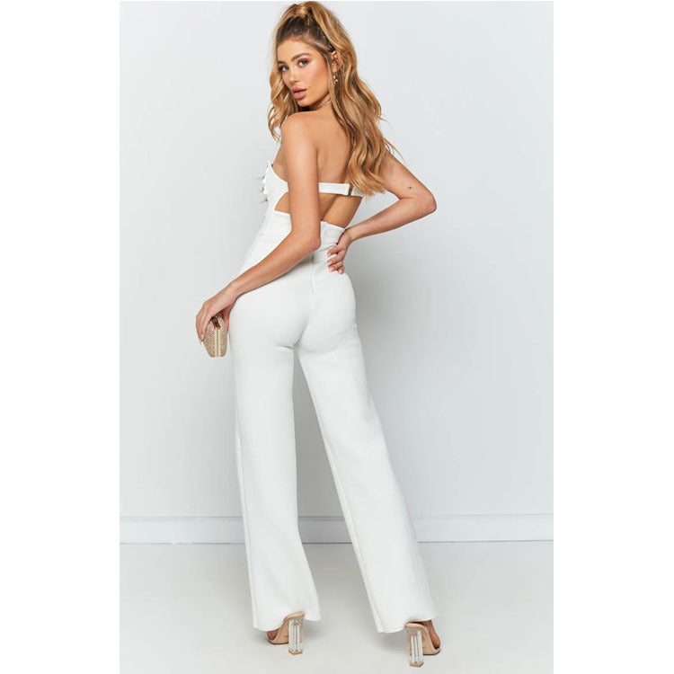 Times Square jumpsuit white ladies