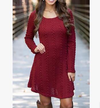 Women Causal  Short Sweaters Dresses