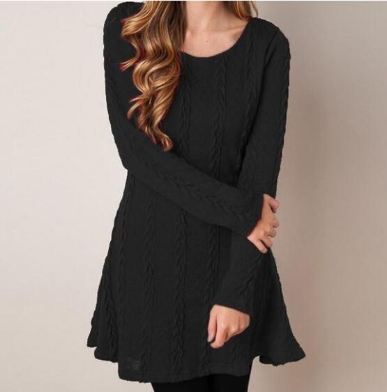 Women Causal  Short Sweaters Dresses