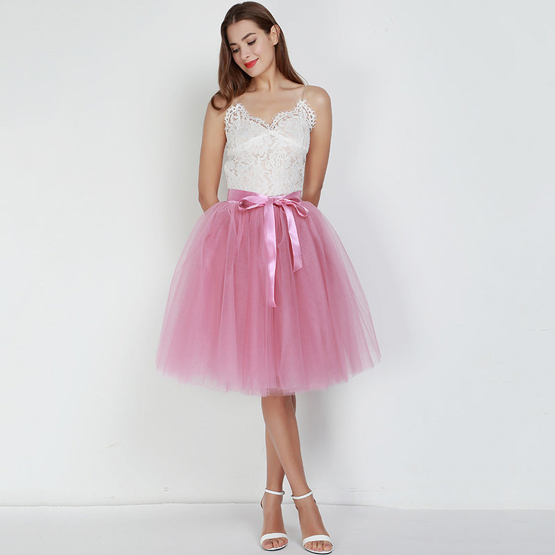 Women's Tutu Skirt Mesh Skirt Adult Mesh Skirt