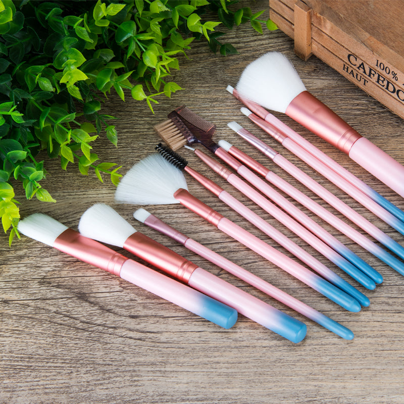 12 sets makeup brushes