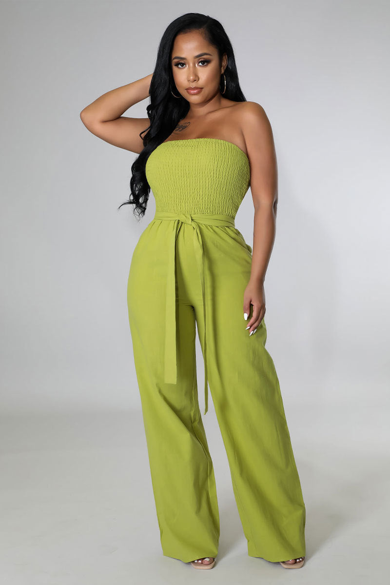 Ladies Casual Loose Drape Mopping Jumpsuit