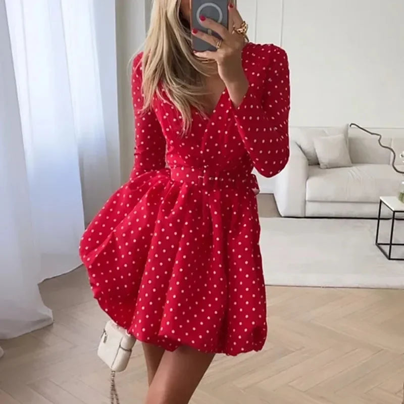 Sexy Dress for Woman European and American V-neck Fashion Dresses