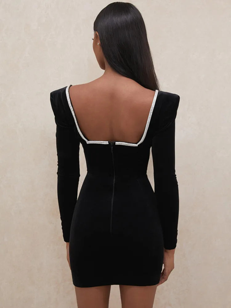 Black Dress Long Sleeve Women