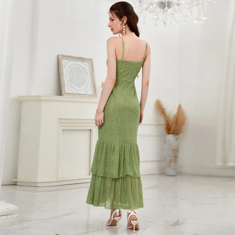 Women's Strap Sexy Fishtail Dress Elegant and Pretty Women's Dresses