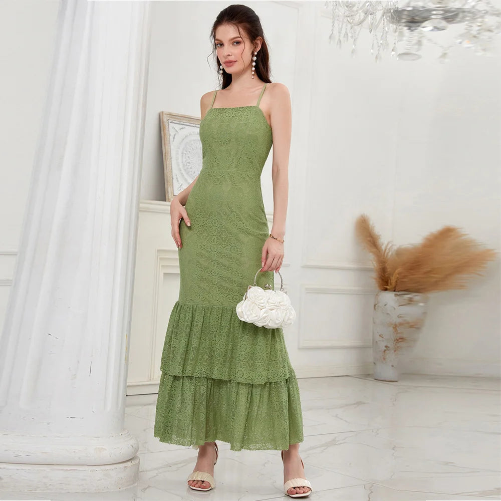 Women's Strap Sexy Fishtail Dress Elegant and Pretty Women's Dresses