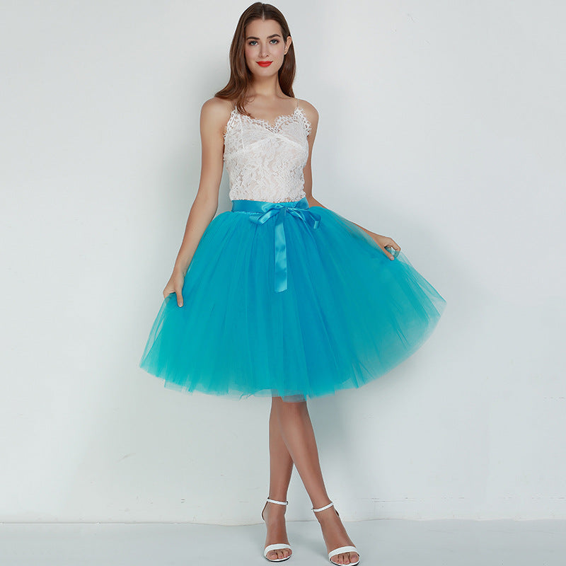 Women's Tutu Skirt Mesh Skirt Adult Mesh Skirt